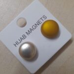 Magnetic Scarf Hijab Pin Round 2 Pair/Pcs