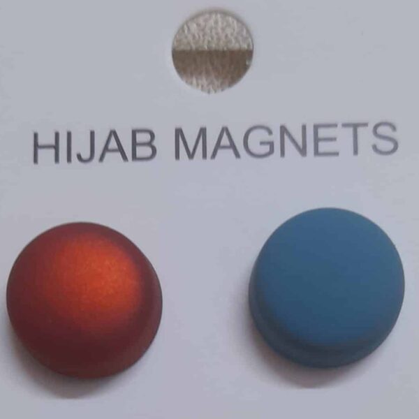 Magnetic Scarf Hijab Pin Round 2 Pair/Pcs