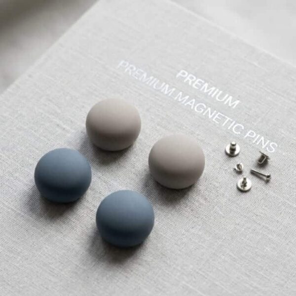 Magnetic Scarf Hijab Pin Round 4 Pair/Pcs