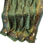 Silk Satin Main diagram Long Scarf - Image 2