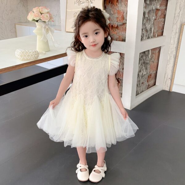 Small Princess Costume Birthday Gift Sleevless