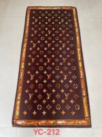 Silk Satin Long Scarf Brown - Image 2