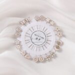 Brooch Hijab Pin Anti-light Clothing Positioning Long Needle White combination 20