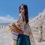 Premium Quality Cotton Yellow Flower Long Scarf - Image 2