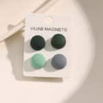Magnetic Scarf Hijab Pin Round 4 Pair/Pcs