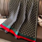 Silk Satin Long Scarf Dior Black - Image 2