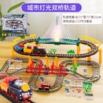 Baby Toy Electric Small Train Track Train Toy High-Speed Rail Fuxing Building Blocks Educational