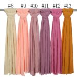 Crepe Cotton Hijab rust red - Image 3
