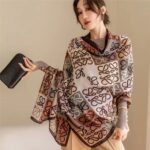 Color Premium Quality Viscose gray coffee Long Scarf