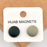 Magnetic Scarf Hijab Pin Round 2 Pair/Pcs (Copy)