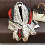 Color Premium Quality Viscose Green Long Scarf
