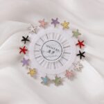Brooch Hijab Pin Anti-light Clothing Positioning Long Needle Starfish pins 15