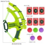 Baby Toy Indoor Outdoor Shooting Toy Target EVA Sponge Ball Bucket green