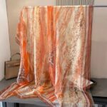 Elegant Shaojun's outlet Transparent Thin Silk Printing Long Scarf