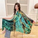 Silk Satin Main picture color Long Scarf