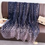 Elegant Colorful Pink bubbles Transparent Thin Silk Printing Long Scarf