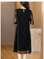 High-Quality Women's Dress Silk Embroidered Elegant & Classy Look - Image 4