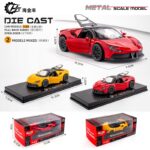 Baby Toy Sports spearing stand car Alloy black - bugatii - Image 5