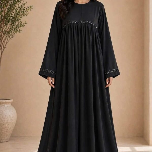Noir Grace Flow Abaya