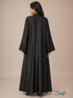 Noir Karchupi Signature Abaya - Image 2
