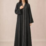 Noir Karchupi Signature Abaya