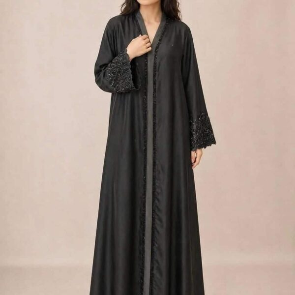 Noir Karchupi Signature Abaya