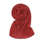 Crepe Cotton Hijab brick red