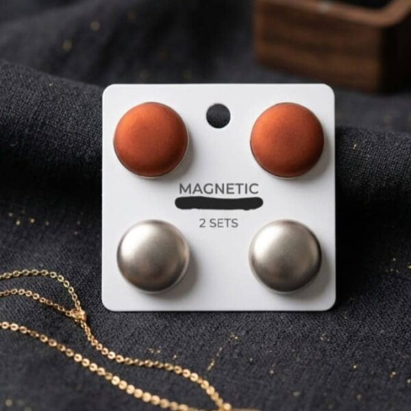 Magnetic Scarf Hijab Pin Round 4 Pair/Pcs